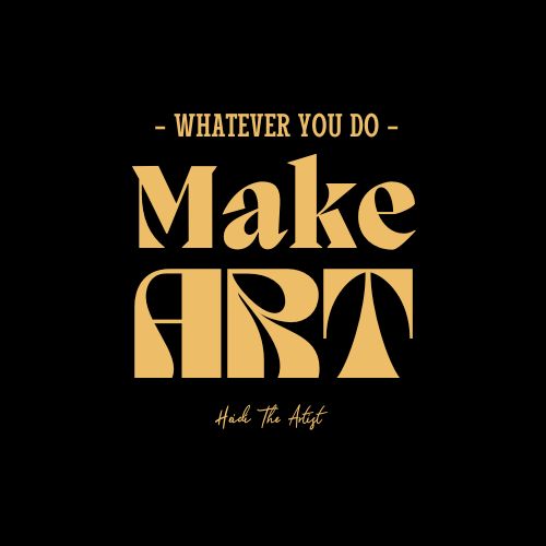 Make Art Unisex Hoodie - Limited Edition Release