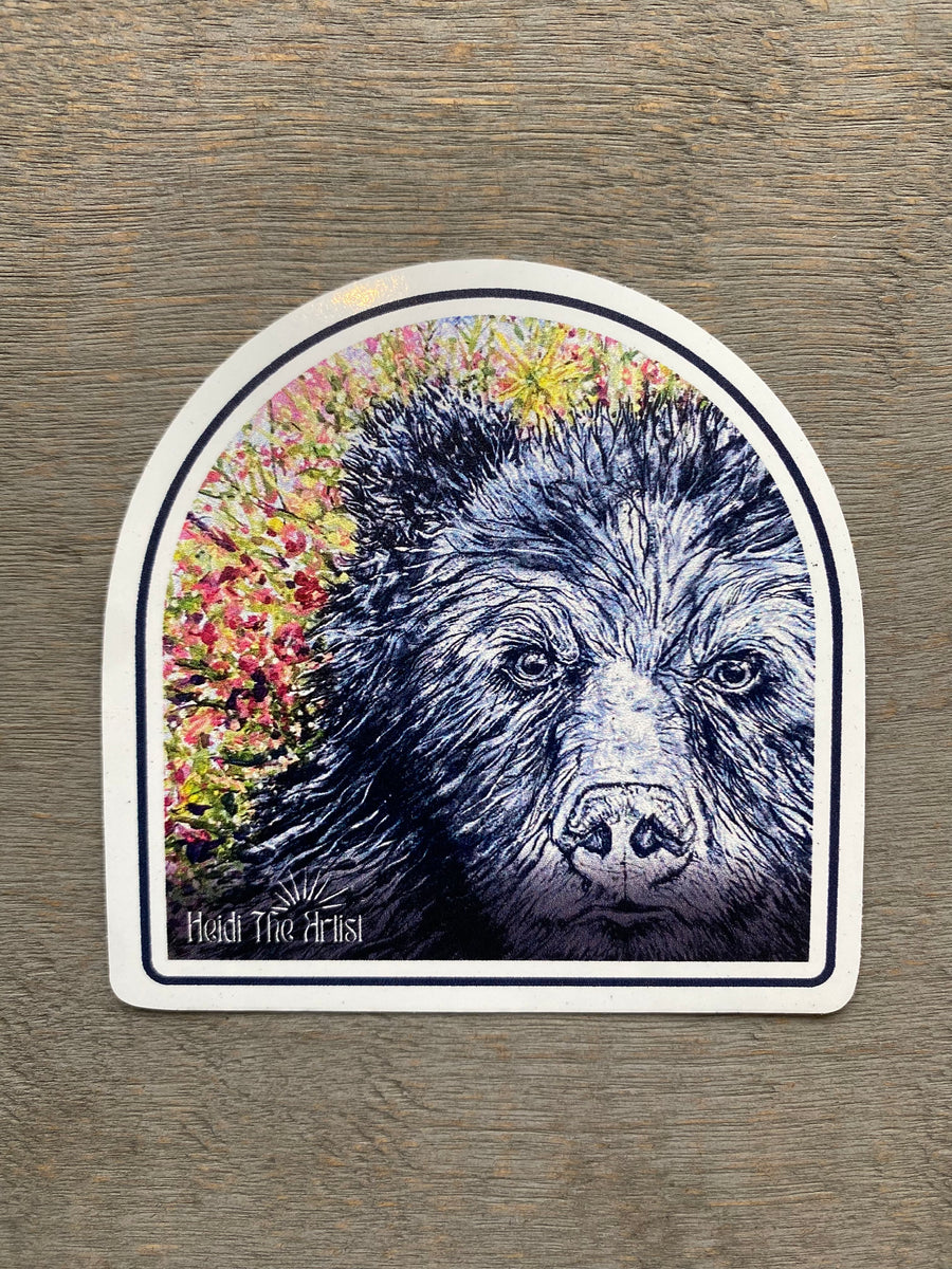 Queen B Bear Sticker