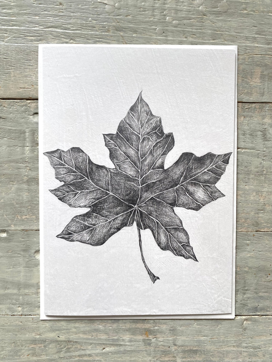 Maple Leaf Greeting Card