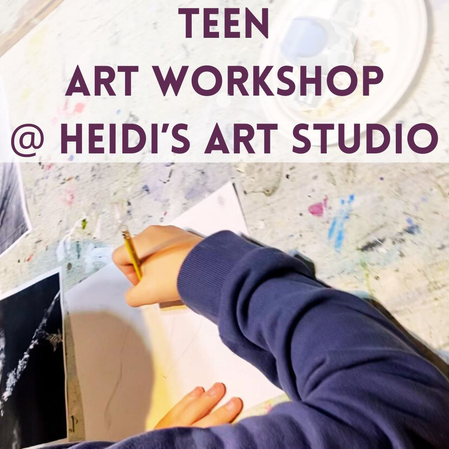 Studio Art Class for Teens Grade 6+ Winter 2024